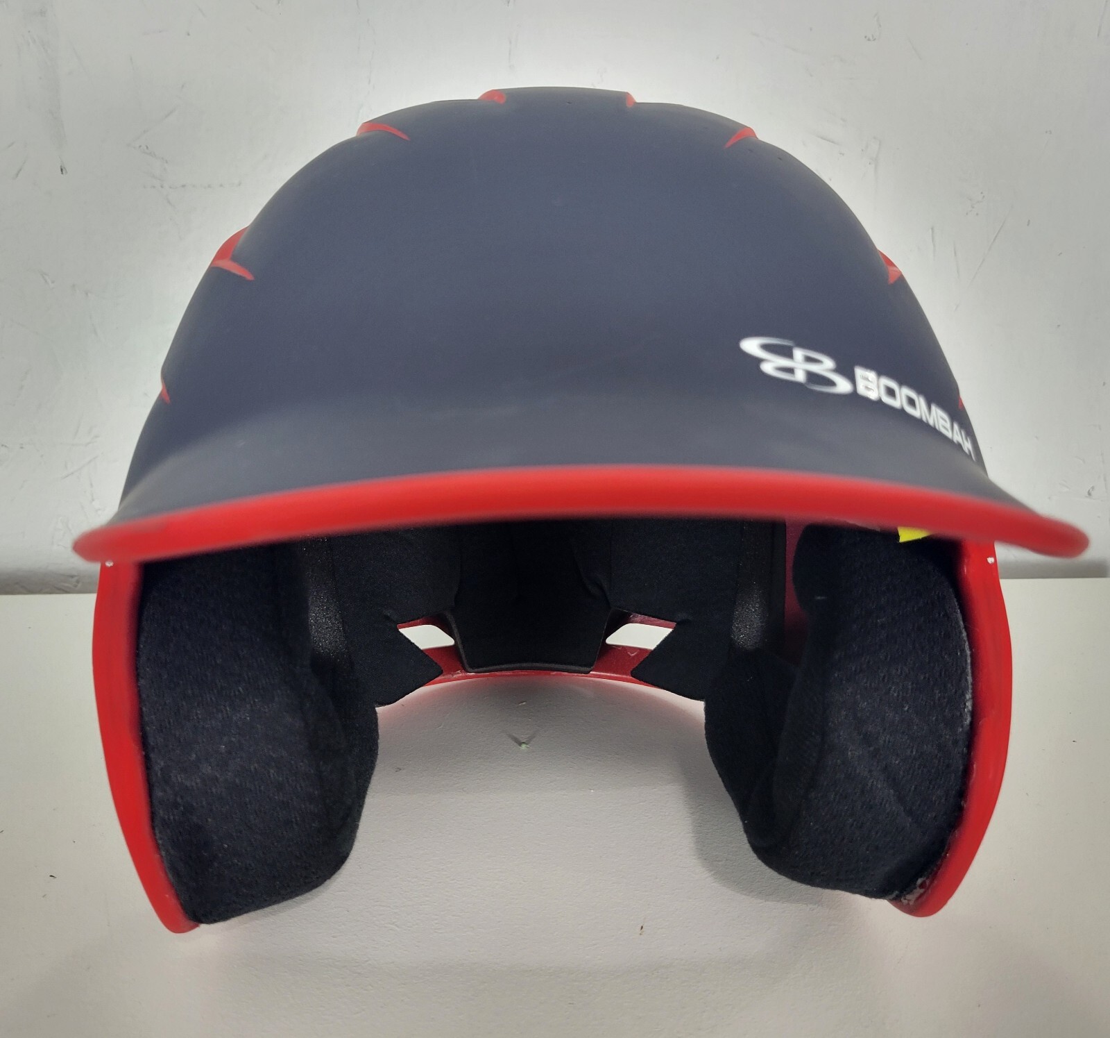 Boombah Baseball Softball Batting Helmet Navy Red Sleek Sr Senior Adult Size eBay