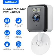 Mini Indoor Plug-in Smart Surveillance Camera 2-way Audio for Home Surveillance
