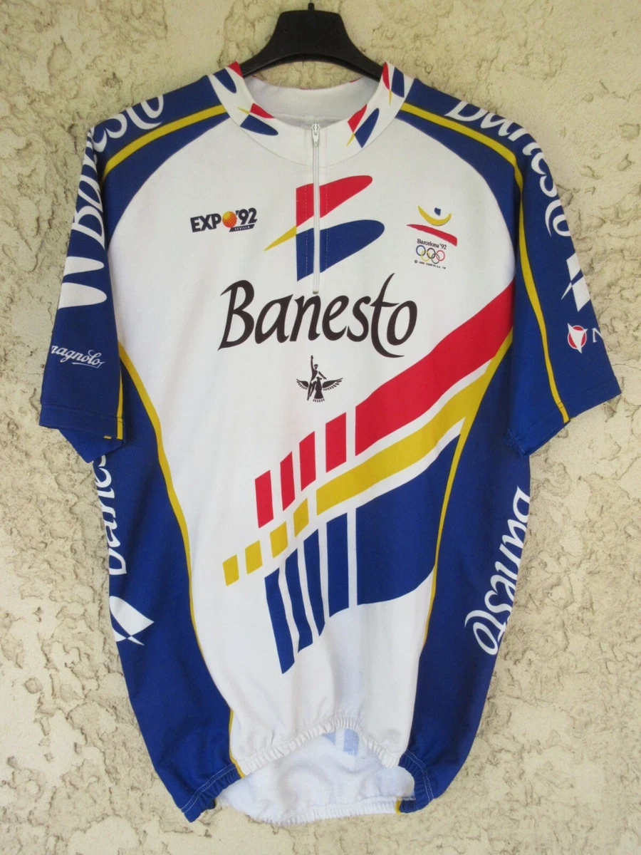Maillot Cycliste Vintage Indurain Banesto Reynolds - Tour De France - Taille XL