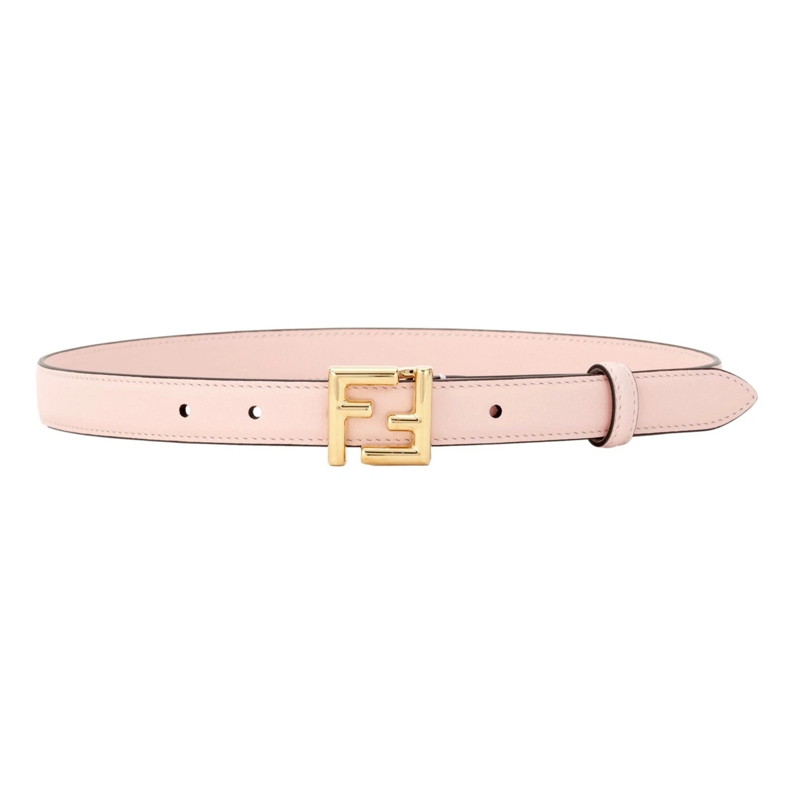 Fendi — New Fendi FF Confeto Pink Calfskin Leather Belt size 85