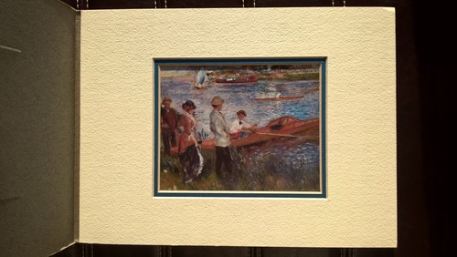 Carte de Noël Pierre Auguste Renoir Rameurs à Chatou Fine Art Print Français