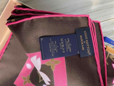 Louis Vuitton Takashi Murakami Cherry Blossom Carre 70 Scarf