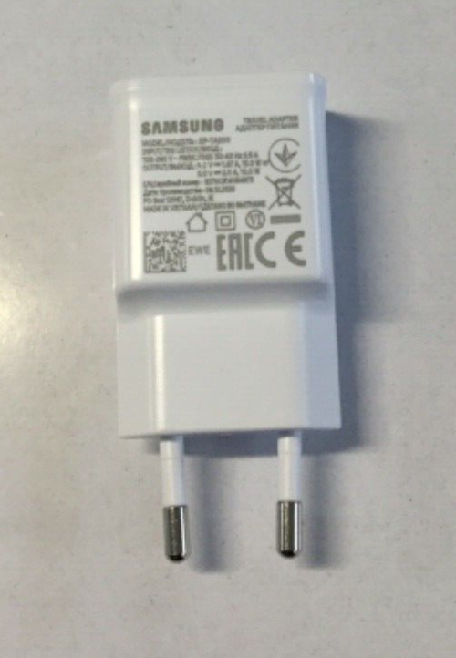 Genuine Samsung 15W Fast Charger Mains Adapter EP-TA200 2-Pin EU White