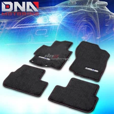 FOR 08-12 LANCER GTS/EVO X CZ4A/CY2A DELUXE FIBER NYLON BLACK FLOOR MATS/CARPET