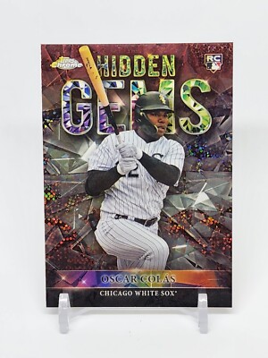 2023 Topps Bowman Chrome Oscar Colas Hidden Gems RC SSP Ultra RARE   Multicases
