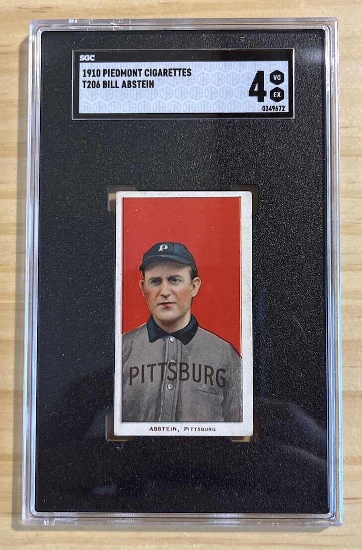 1908年~1910年 OLD baseball Card 1909-11 T206 CLYDE ENGLE 100 Year Old Baseball Card Graded