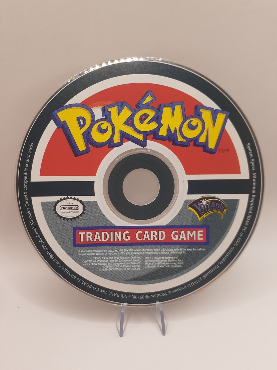 Vintage Pokemon Play It! Trading Card Game CD-Rom for Windows 95 98 PC Disc  Only