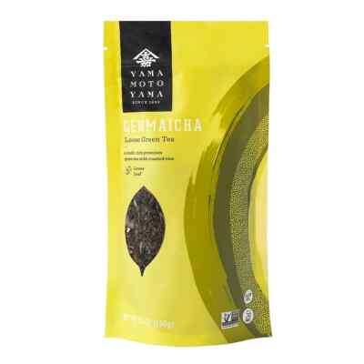 YamaMoto Yama 100g/ 3.5oz Japanese Genmaicha Roasted Rice LOOSE Green Tea