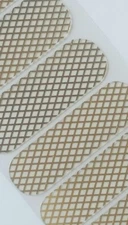 Jamberry GOLD FISHNET, 1/2 Sheet