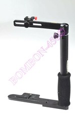 STRATOS MODEL 1200 FLASH BRACKET. SHOE MOUNT  TILT FLASH 12" HIGH XLNT