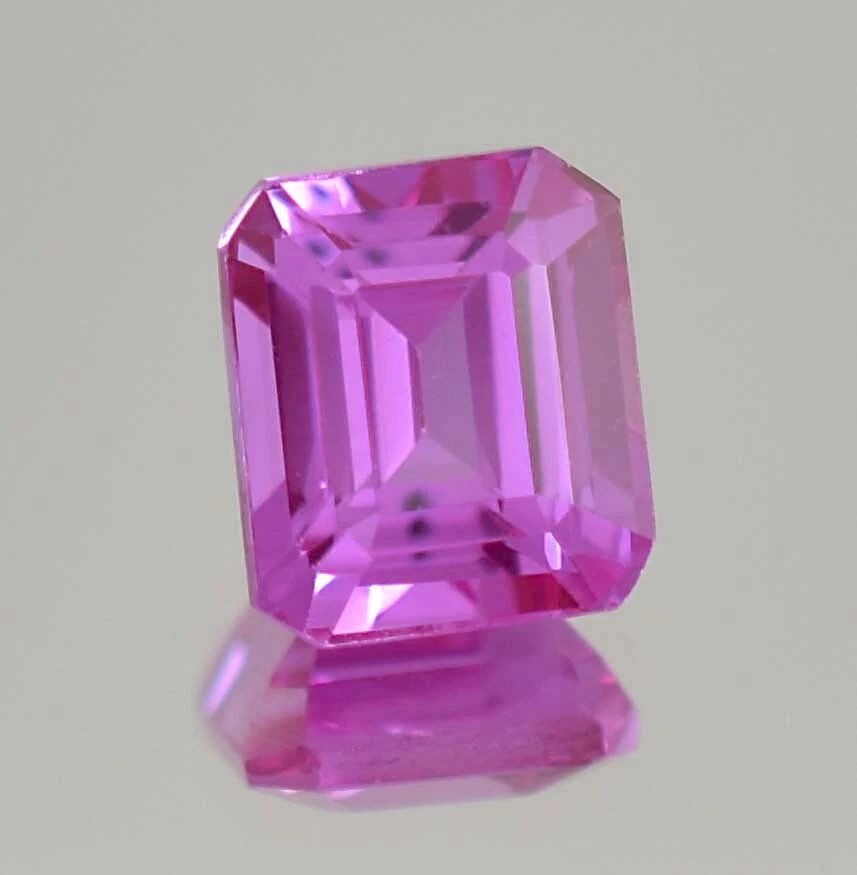 5.10 Karat AAA Natürlich Makellos Ceylon Rosa Saphir Strahlender Schnitt Locker - Bild 4 von 4