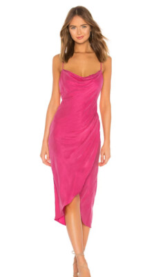 LOVERS + FRIENDS Noah Wrap Midi Dress - Hot Pink XXS | eBay LOVERS + FRIENDS Noah Wrap Midi Dress - Hot Pink XXS | eBay