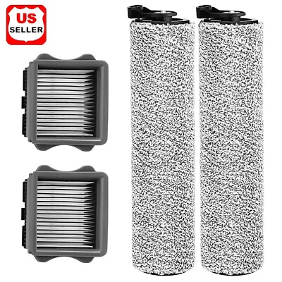 Replacement HEPA Filter and Brush Roller for Tineco iFloor 3 and iFloor One S3