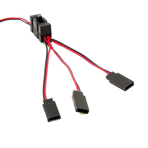 3-way LED Light On/off Controller Switch Y Cable Wire for 1/10 SCX10 T4 RC Car # - Picture 5 of 7