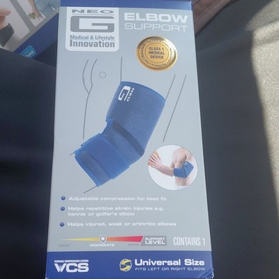 Neo G Elbow Support Brace, Adjustable Universal Size, Blue REF 899