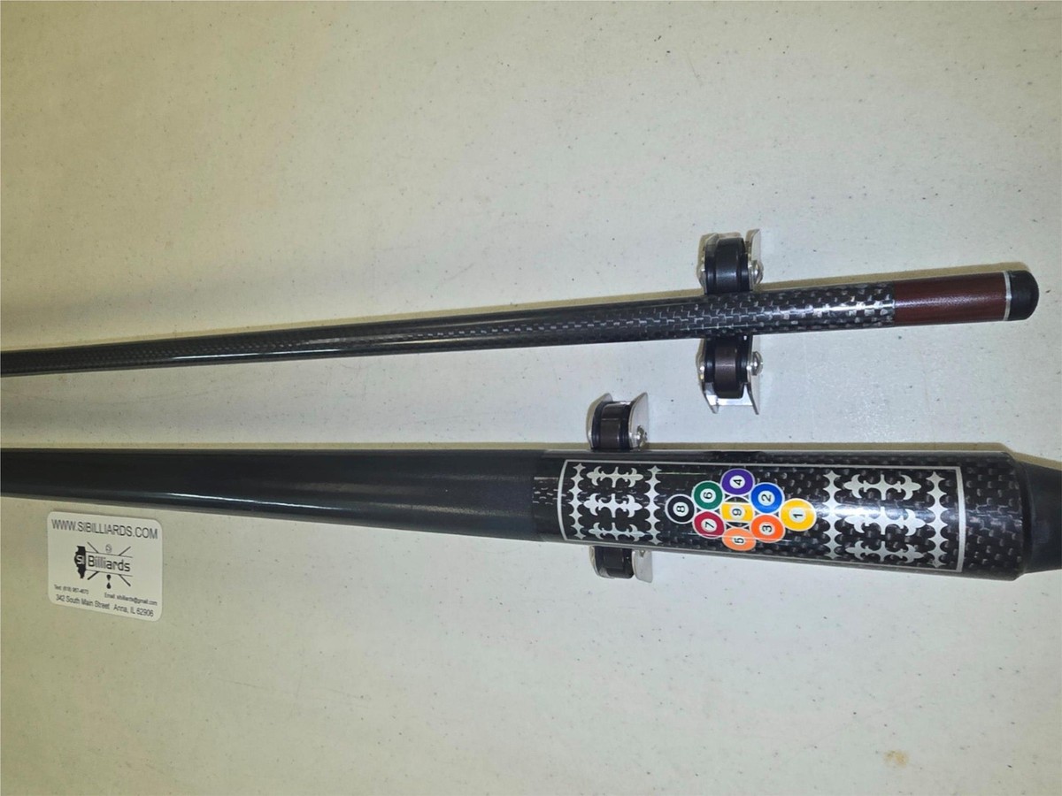 Cuetec Excalibur 190 Black Pool Cue – Fiberglass Bonded Shaft – 2