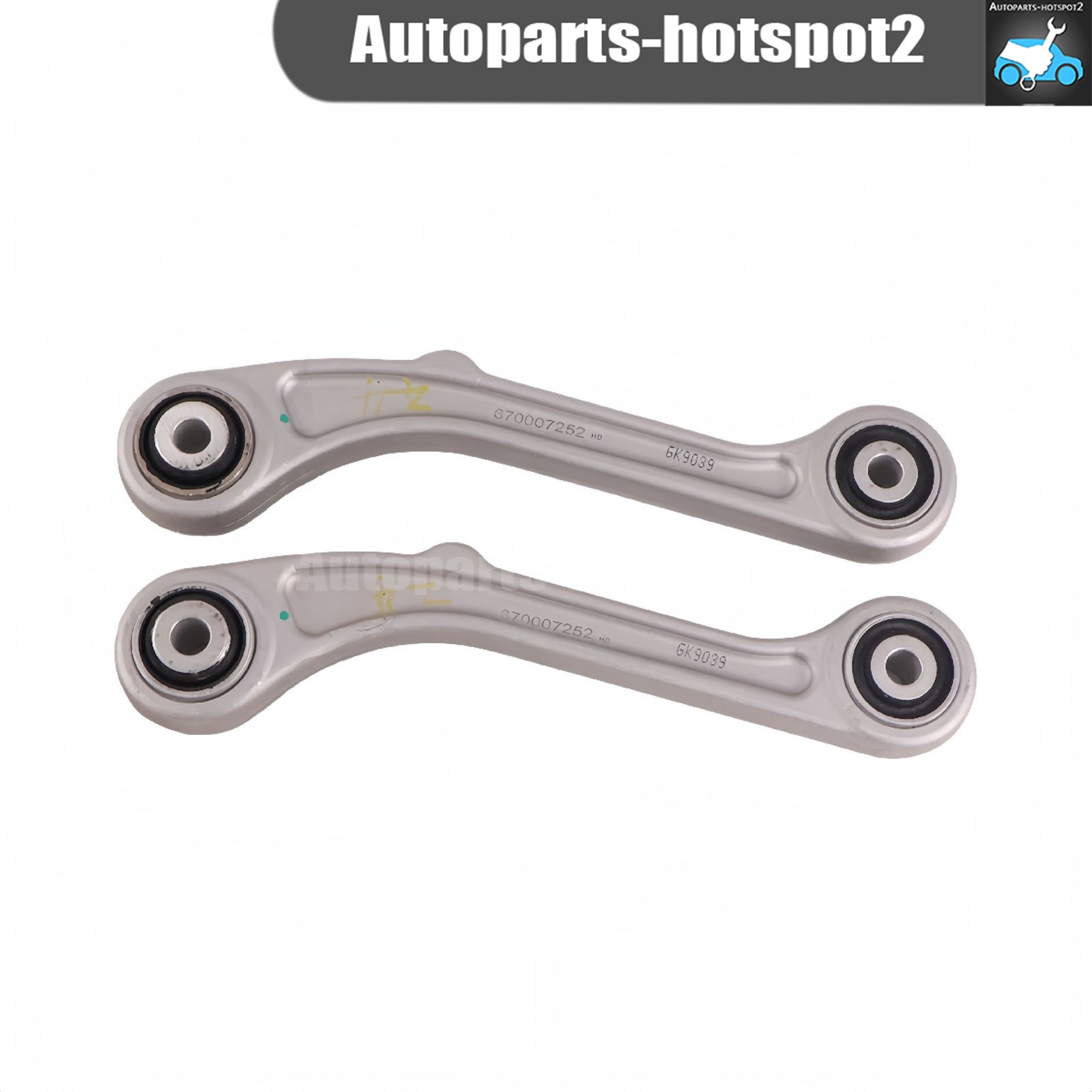 2* Rear Upper/Lower Control Arms fits Maserati Ghibli Quattroporte 14+ 670007252