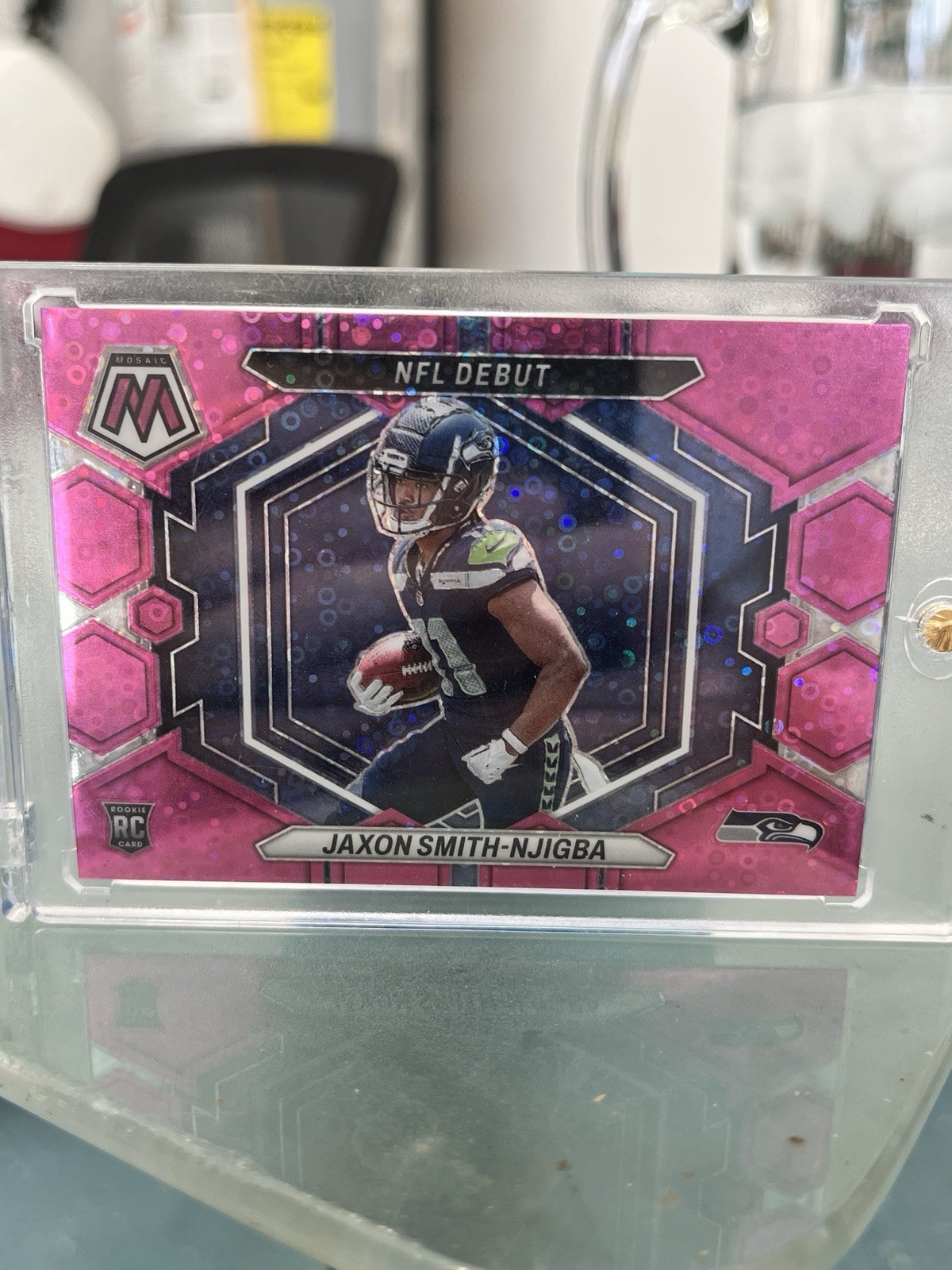 2023 PANINI MOSAIC NFL DEBUT ND12 JAXON SMITH-NJIGBA PINK NO HUDDLE 06/20