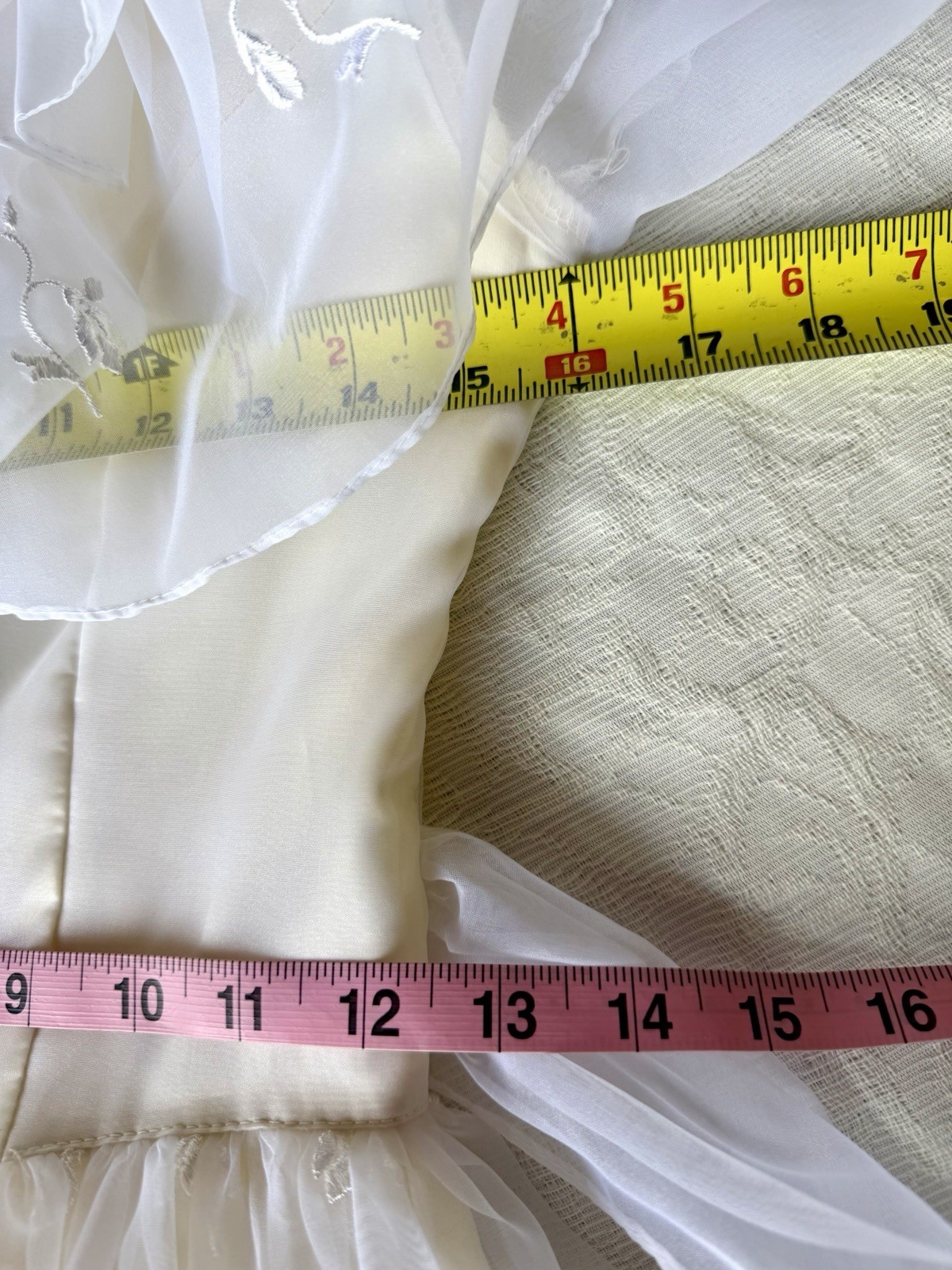 VTG GUNNE SAX Romantic RENAISSANCE Bridal Collec Embroidered floral lace dress 5