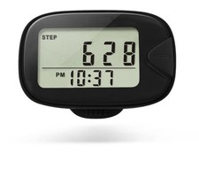 3D Pedometer for Walking Walking Step Counter Simple LCD Display Clip on Step