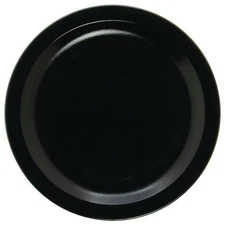 Cambro 9CWNR110 Plate, Narrow Rim, 9", Polycarbonate, Scratch Resistant, Black,