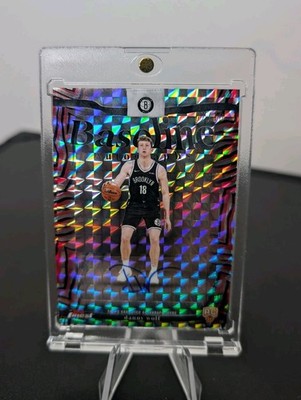 Danny Wolf 2025 Topps Finest RC Rookie Auto Red Black Geometric Baseline /10