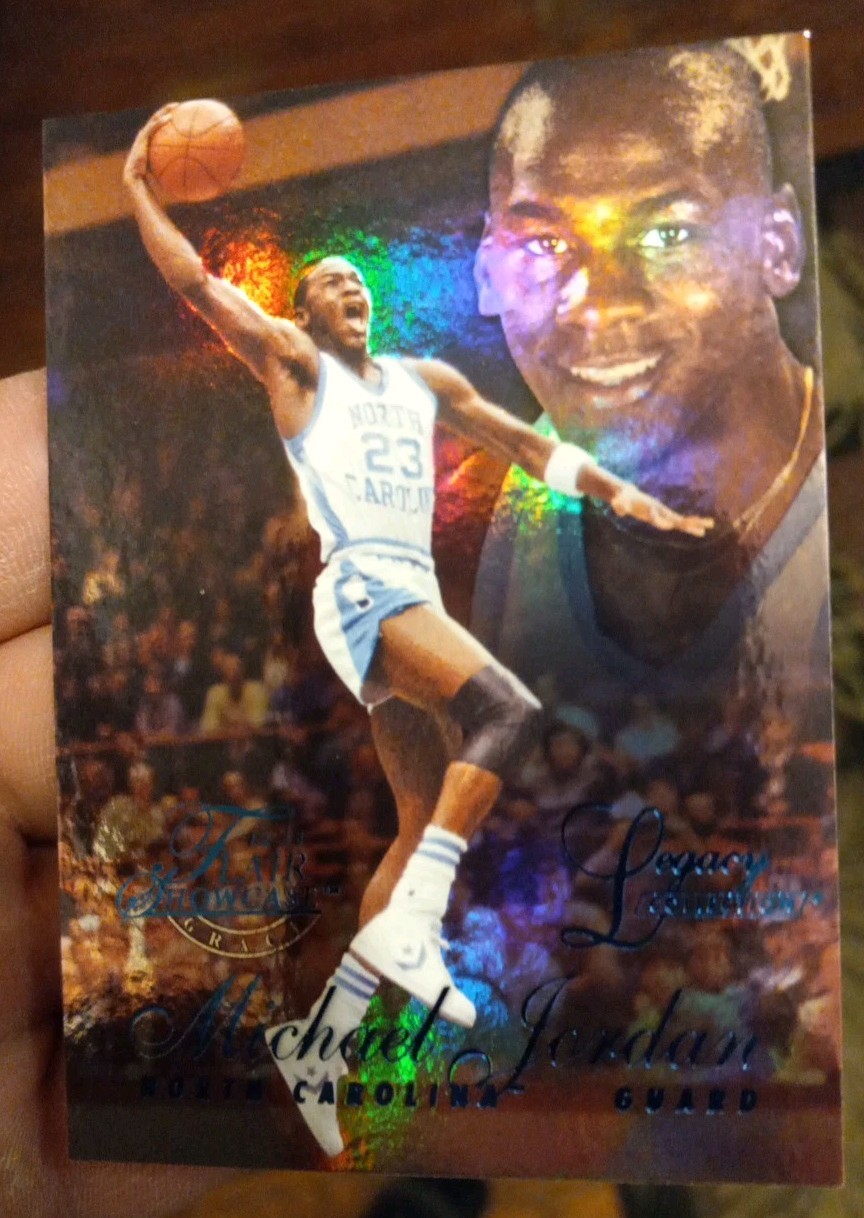 #d/150 Michael Jordan 2012-13 Fleer Retro Flair Showcase Legacy Collection Row 1