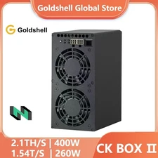 New Released Goldshell CK BOX II CKB Miner Dual modes 1.54T/260W or 2.1T/400W
