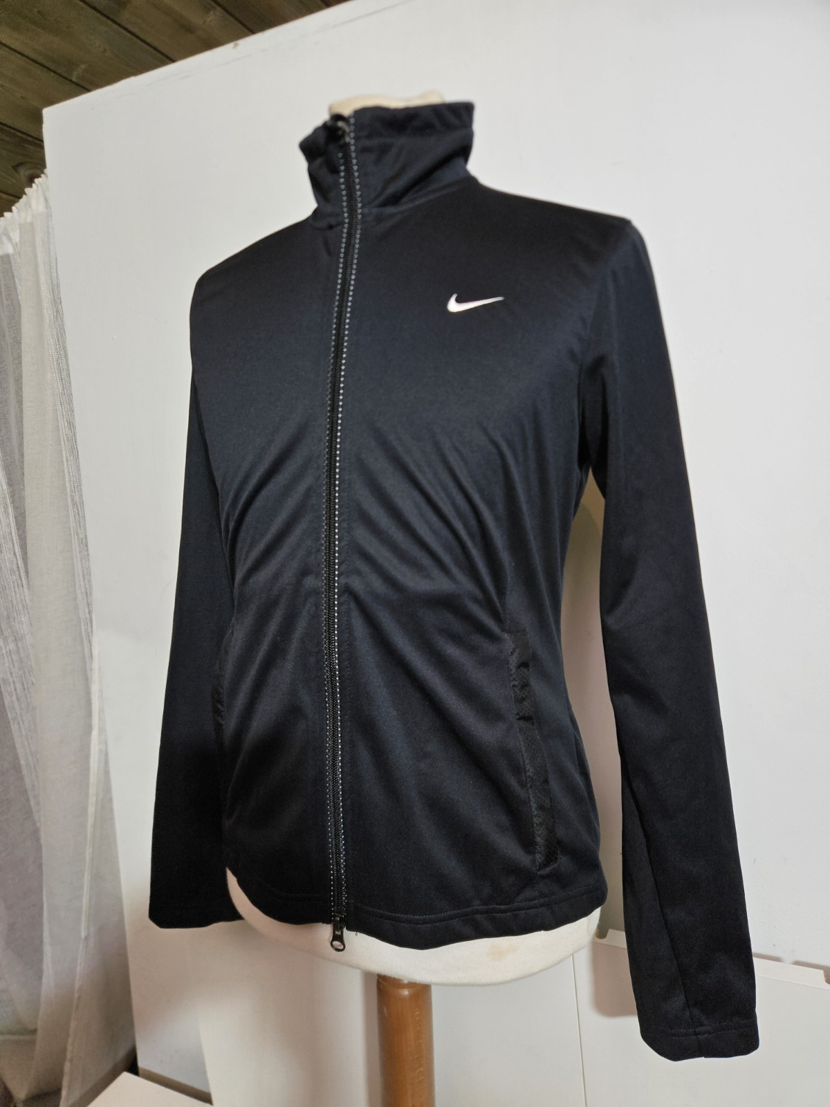 SACAI X NIKE Giacca Nike Storm fit cappotto foderato in pile da donna professionale antivento e antispettacolo UK Med