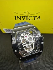 Invicta S1 Rally Automatic Men's Watch Blue with Skeleton Dial Stunning NEW!