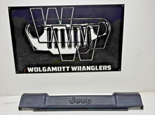 97-06 Jeep Tj Wrangler Front Plastic Bumper Cover Frame Overlay Jeep Logo Cc 2rr
