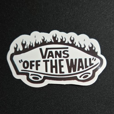 Vinyl Sticker Vans Logo Off The Wall Vans Off The Wall Logo On