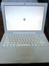 2008 Apple MacBook 13in White Core 2 Duo 2.10GHz 1GB 120GB HDD Charger bundle