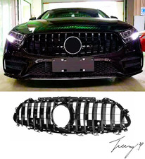 Mercedes CLS-Klasse W257 C257 (2018+) Glanz Schwarz Panamericana GT K&uuml;hlergrill oben