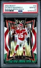 PSA 10 Patrick Mahomes II 2024 Select #33 BLACK & GREEN SHOCK Chiefs