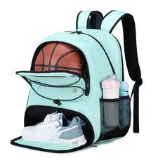Soccer Backpack, Soccer Bag with Ball Compartment  Shoe Compartment, Water R...