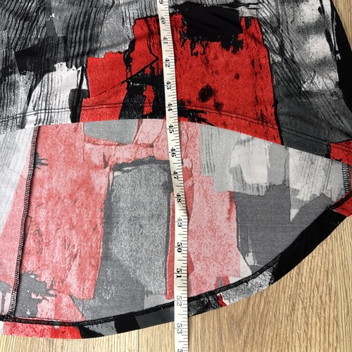 Abito Cato Maxi Hi-Lo Donna Rosso Medio Elasticizzato Leggero Abito da Cocktail - Foto 8 di 8