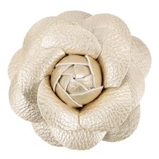Flower Hair Clips Camellia Hairpin Brooches Pin Flower Brooch, Golden