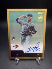 2024 Topps Archives Yariel Rodriguez RC Gold Fan Favorites Auto /50 - Blue Jays