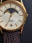 Men's Vintage 1987 MOONPHASE Watch seiko 7434- 7000. Midsize.