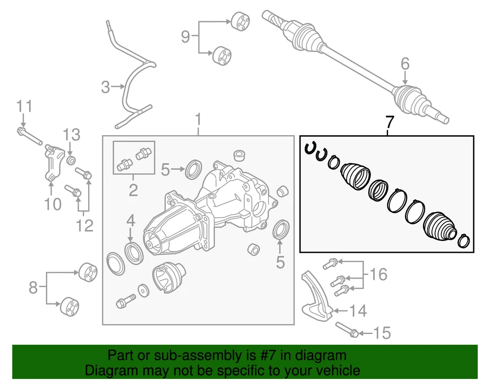 Genuine Ford Lincoln 2009-2019 Boot Kit 8G1Z-3A331-B - Image 3 of 3