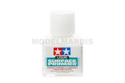 Tamiya T87096 White Solvent Liquid Primer (40ML) - Tamiya - 87096