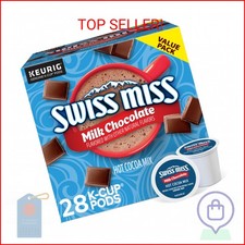 Swiss Miss Milk Chocolate Hot Cocoa Keurig Single-Serve K Cup Pods, 28 Count