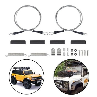Adjustable Steel Rope Limb Risers for 1/10 RC Crawler TRX4 Defender Bronco SCX10