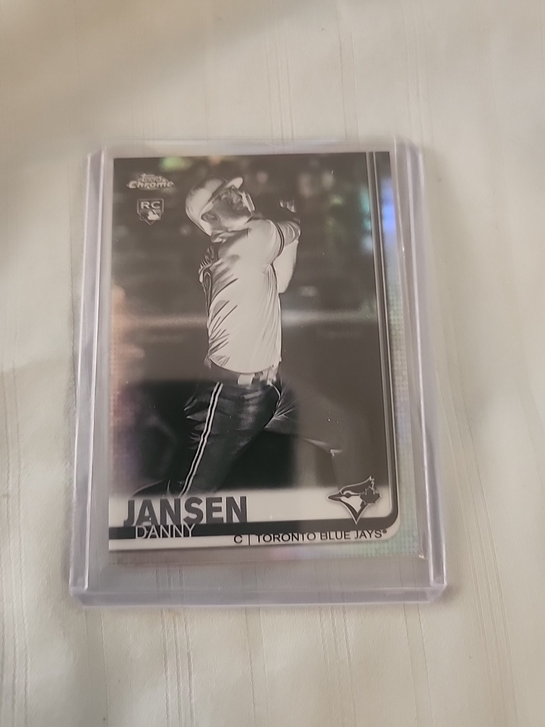 2019 Topps Chrome Danny Jansen Negative Refractor Rookie #35 BLUE JAYS RC