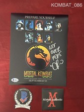 Daniel Pesina autographed signed 8x10 photo Mortal Kombat Beckett Scorpion