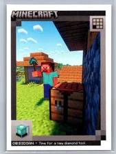 2024 Panini-Minecraft Crafting Chronicles Obsidian #79