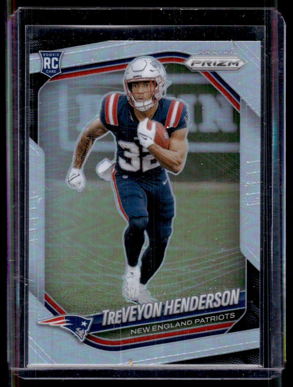 2025 Panini Prizm Silver TreVeyon Henderson Rookie New England Patriots #343
