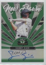 2019 Leaf Valiant New Dawn Green Prismatic 76/99 Sammy Siani #ND-SS1 Auto h3a