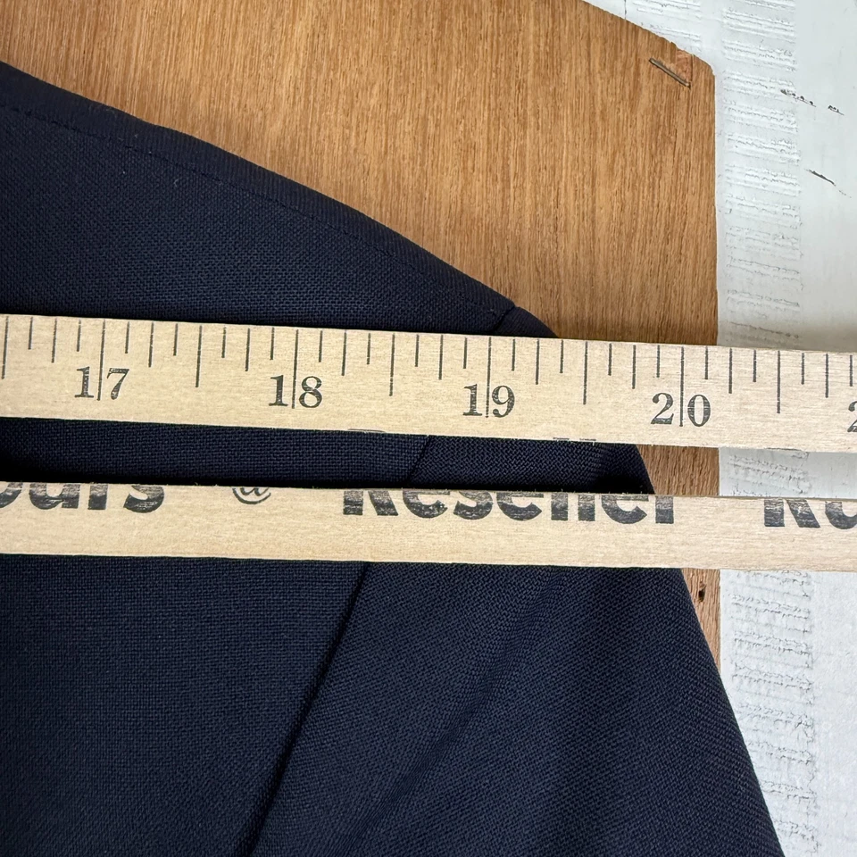 Blazer Chaps Ralph Lauren Para Hombre 42L Azul Marino Doble Pecho Lana Dorada 6x1 Foto 4 de 4